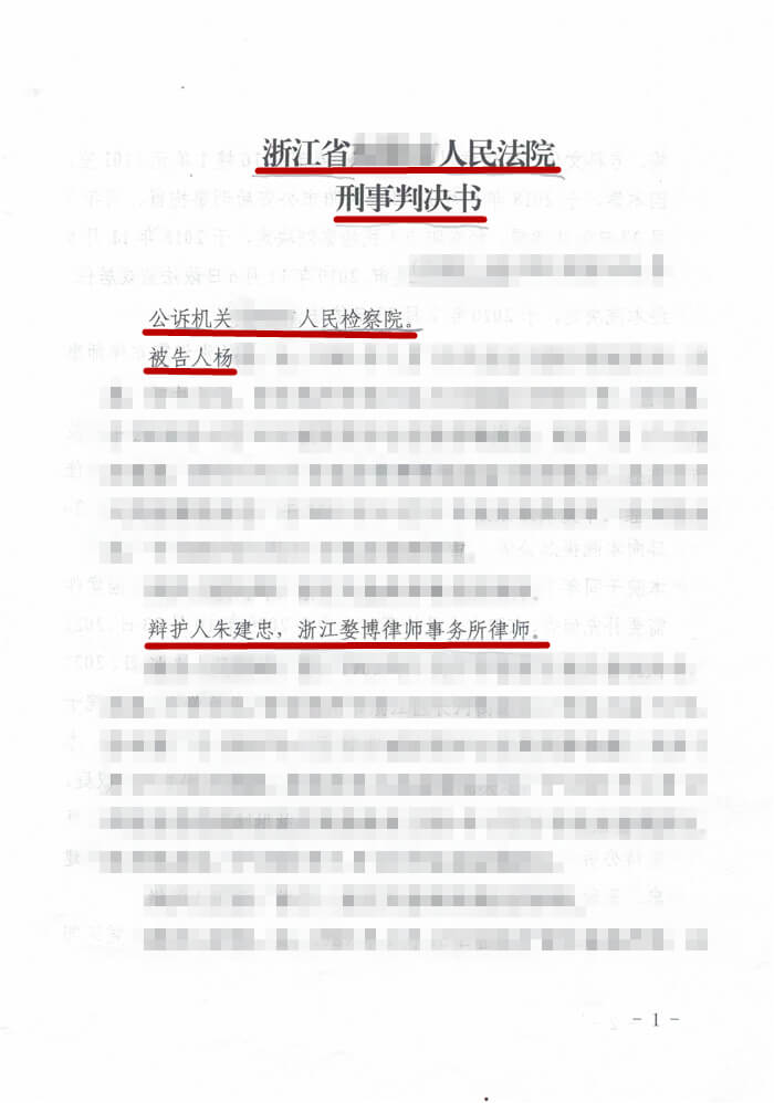 杨某骗取银行贷款罪-缓刑案例